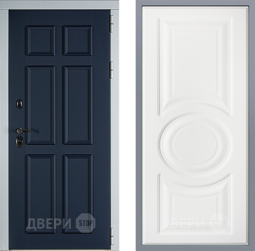 Дверь Заводские двери Стокгольм Неаполь Лофт белый в Черноголовке