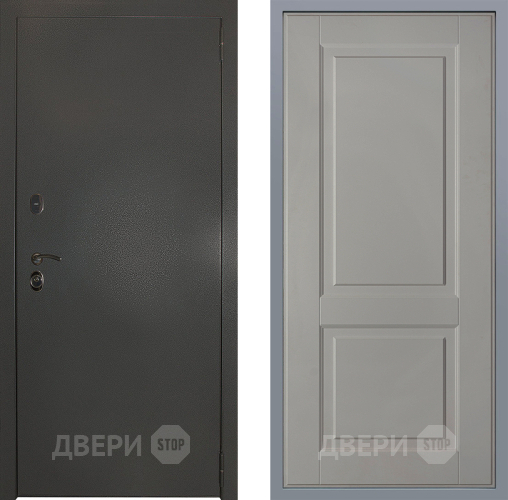 Дверь Заводские двери Эталон 3к антик серебро Доррен Грей софт в Черноголовке