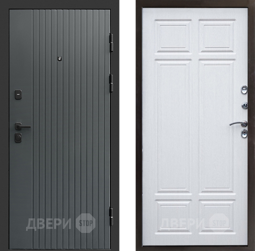 Входная металлическая Дверь Престиж Tvist Grey Премиум Лиственница белая в Черноголовке