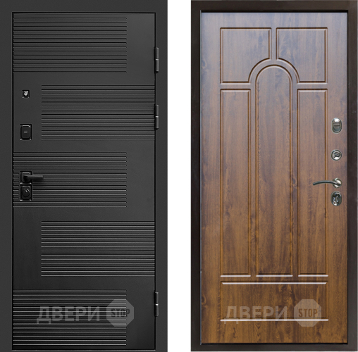 Входная металлическая Дверь Престиж Favorit Арка Дуб в Черноголовке