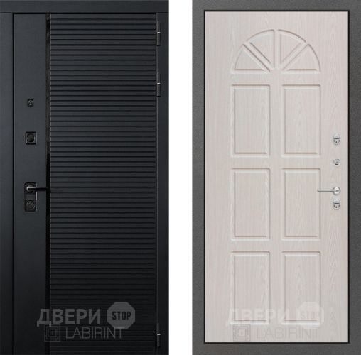 Входная металлическая Дверь Лабиринт (LABIRINT) Piano 15 VINORIT Алмон 25 в Черноголовке