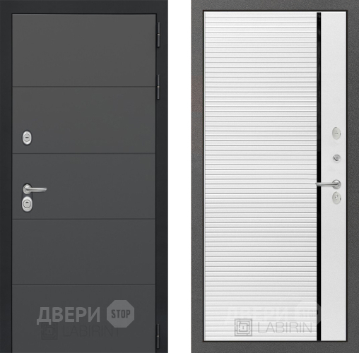 Дверь Лабиринт (LABIRINT) Art 22 Белый софт в Черноголовке