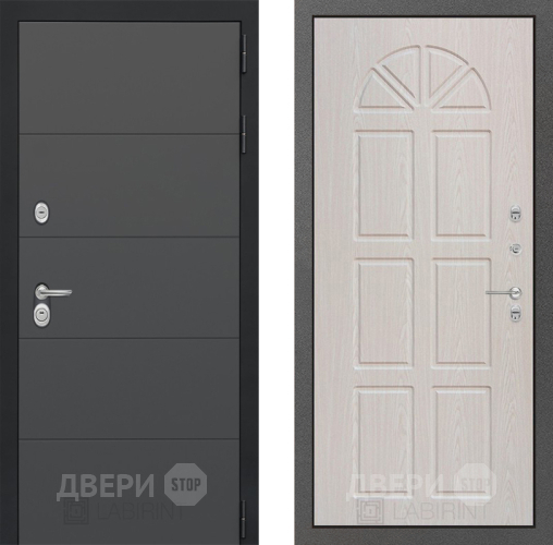 Входная металлическая Дверь Лабиринт (LABIRINT) Art 15 VINORIT Алмон 25 в Черноголовке