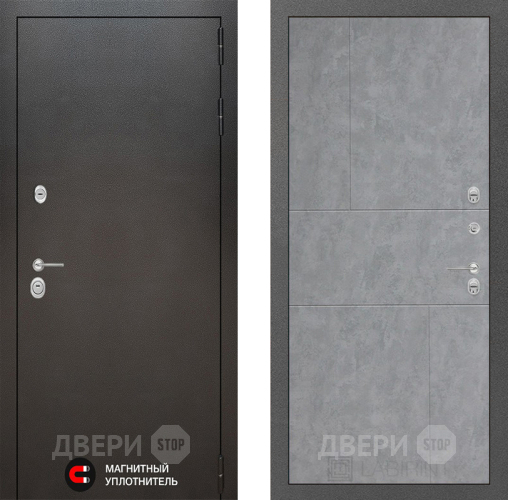 Входная металлическая Дверь Лабиринт (LABIRINT) Silver 21 Бетон светлый в Черноголовке
