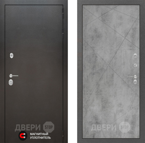 Входная металлическая Дверь Лабиринт (LABIRINT) Silver 24 Бетон светлый в Черноголовке