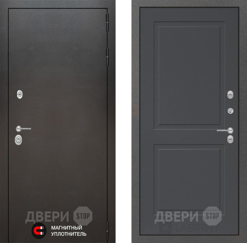 Входная металлическая Дверь Лабиринт (LABIRINT) Silver 11 Графит софт в Черноголовке