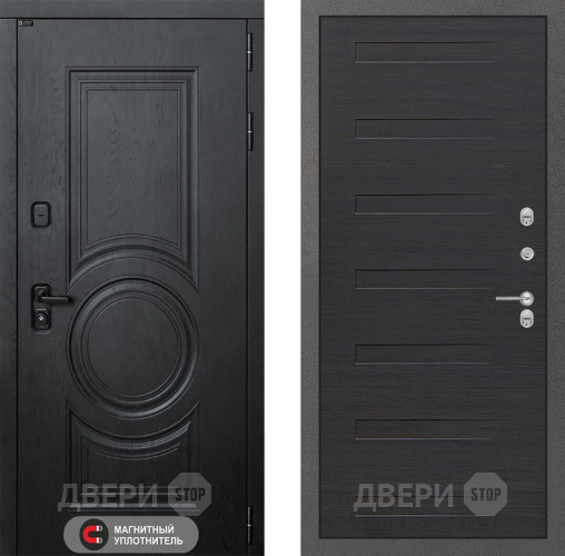 Входная металлическая Дверь Лабиринт (LABIRINT) Гранд 14 Эковенге поперечный в Черноголовке