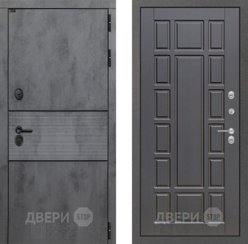 Входная металлическая Дверь Лабиринт (LABIRINT) Инфинити 12 Венге в Черноголовке