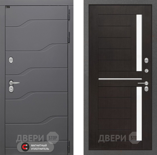 Входная металлическая Дверь Лабиринт (LABIRINT) Ривер 02 Венге в Черноголовке