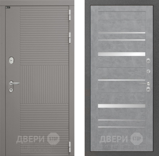 Входная металлическая Дверь Лабиринт (LABIRINT) Формо 20 Бетон светлый в Черноголовке