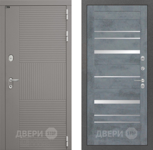 Входная металлическая Дверь Лабиринт (LABIRINT) Формо 20 Бетон темный в Черноголовке