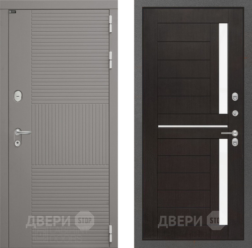 Входная металлическая Дверь Лабиринт (LABIRINT) Формо 02 Венге в Черноголовке