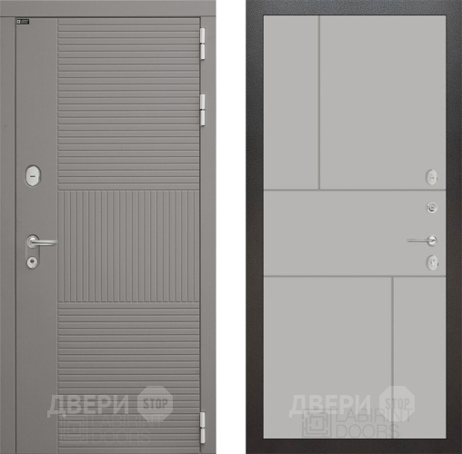 Входная металлическая Дверь Лабиринт (LABIRINT) Формо 21 Грей софт в Черноголовке