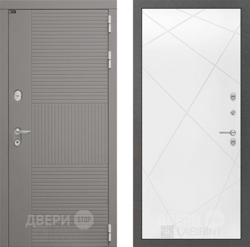 Дверь Лабиринт (LABIRINT) Формо 24 Белый софт в Черноголовке