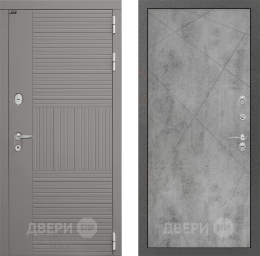 Входная металлическая Дверь Лабиринт (LABIRINT) Формо 24 Бетон светлый в Черноголовке