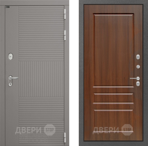 Входная металлическая Дверь Лабиринт (LABIRINT) Формо 03 Орех бренди в Черноголовке