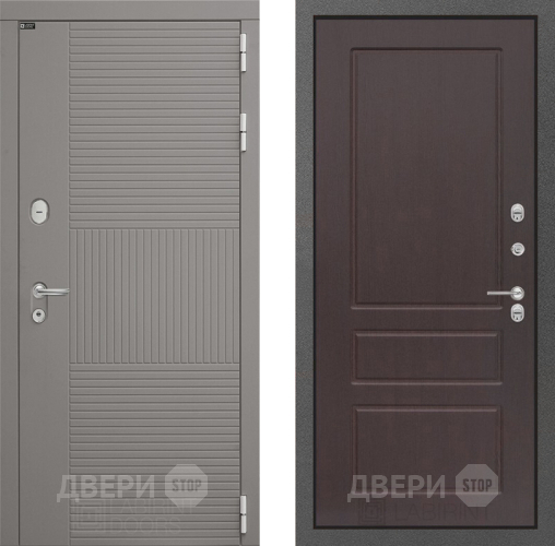 Входная металлическая Дверь Лабиринт (LABIRINT) Формо 03 Орех премиум в Черноголовке