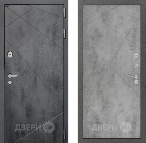 Входная металлическая Дверь Лабиринт (LABIRINT) Лофт 24 Бетон светлый в Черноголовке