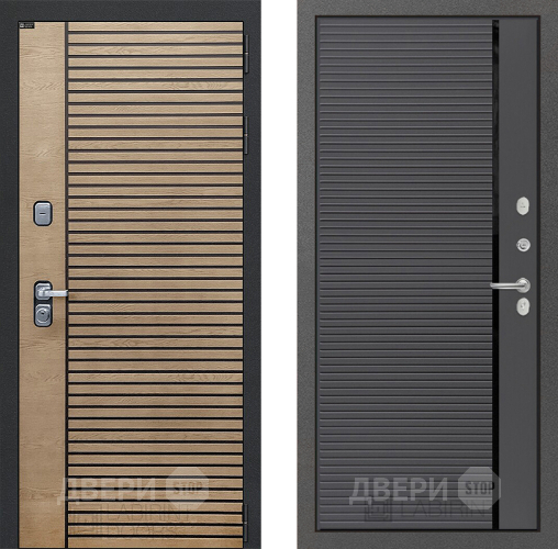 Входная металлическая Дверь Лабиринт (LABIRINT) Ritm 22 Графит софт в Черноголовке
