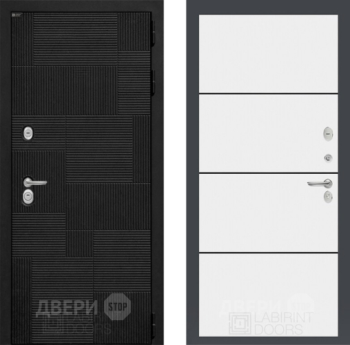 Дверь Лабиринт (LABIRINT) Pazl 25 Белый софт в Черноголовке