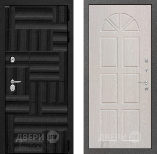 Входная металлическая Дверь Лабиринт (LABIRINT) Pazl 15 VINORIT Алмон 25 в Черноголовке