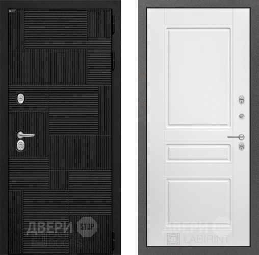 Дверь Лабиринт (LABIRINT) Pazl 03 Белый софт в Черноголовке