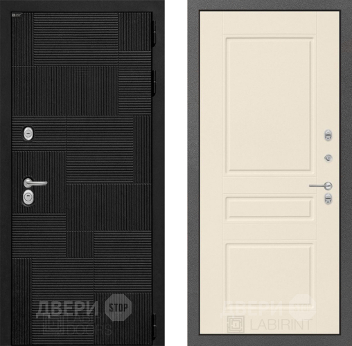 Дверь Лабиринт (LABIRINT) Pazl 03 Крем софт в Черноголовке
