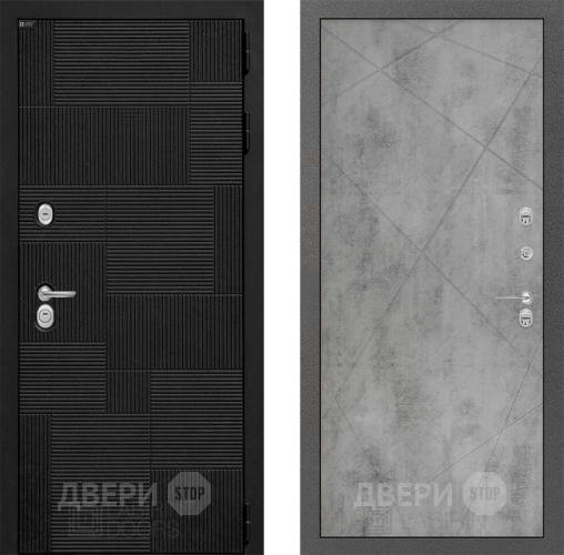 Входная металлическая Дверь Лабиринт (LABIRINT) Pazl 24 Бетон светлый в Черноголовке