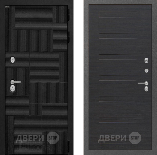 Входная металлическая Дверь Лабиринт (LABIRINT) Pazl 14 Эковенге поперечный в Черноголовке