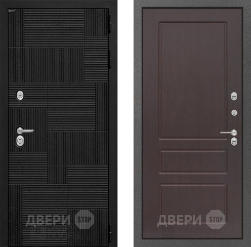 Входная металлическая Дверь Лабиринт (LABIRINT) Pazl 03 Орех премиум в Черноголовке