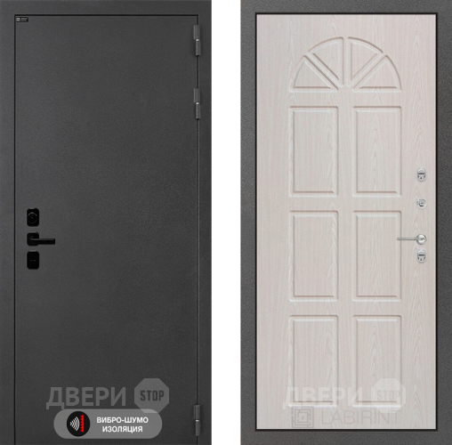 Входная металлическая Дверь Лабиринт (LABIRINT) Acustic 15 VINORIT Алмон 25 в Черноголовке