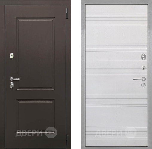 Входная металлическая Дверь Интекрон (INTECRON) Кампо ФЛ-316 Белый ясень в Черноголовке