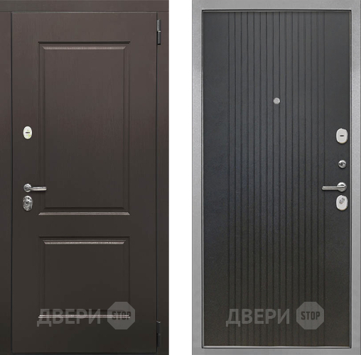 Входная металлическая Дверь Интекрон (INTECRON) Кампо ФЛ-295 Лофт черный в Черноголовке