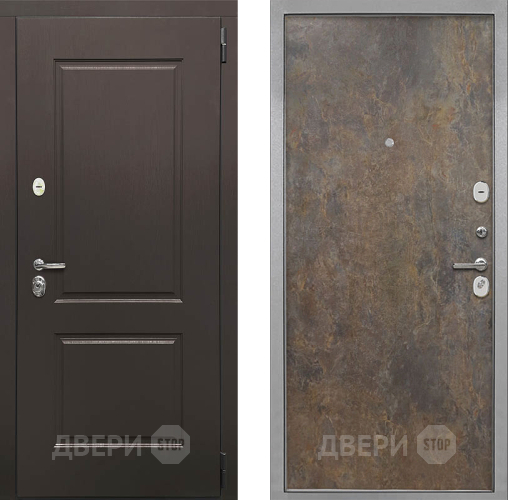 Входная металлическая Дверь Интекрон (INTECRON) Кампо Гладкая Гранж в Черноголовке