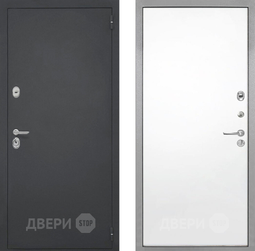 Входная металлическая Дверь Интекрон (INTECRON) Гектор Гладкая Силк Сноу в Черноголовке