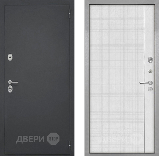 Входная металлическая Дверь Интекрон (INTECRON) Гектор В-07 с молдингом Лофт белый в Черноголовке