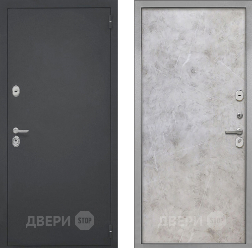Входная металлическая Дверь Интекрон (INTECRON) Гектор Гладкая Мрамор светлый в Черноголовке