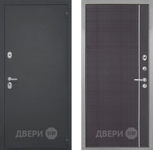 Входная металлическая Дверь Интекрон (INTECRON) Гектор В-07 с молдингом Венге в Черноголовке