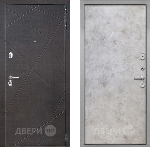 Входная металлическая Дверь Интекрон (INTECRON) Сенатор Лучи Гладкая Мрамор светлый в Черноголовке