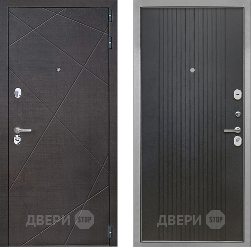Входная металлическая Дверь Интекрон (INTECRON) Сенатор Лучи ФЛ-295 Лофт черный в Черноголовке