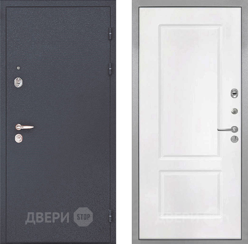 Входная металлическая Дверь Интекрон (INTECRON) Колизей КВ-2 Белый матовый в Черноголовке