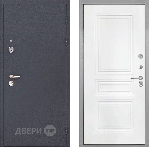 Входная металлическая Дверь Интекрон (INTECRON) Колизей ФЛ-243 Белый матовый в Черноголовке