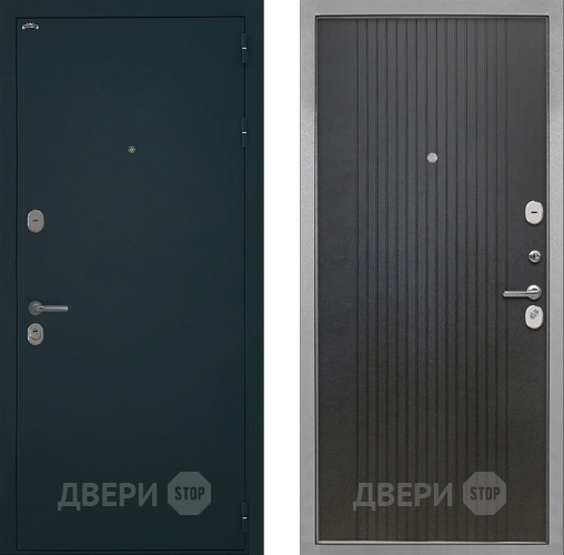 Входная металлическая Дверь Интекрон (INTECRON) Греция ФЛ-295 Лофт черный в Черноголовке