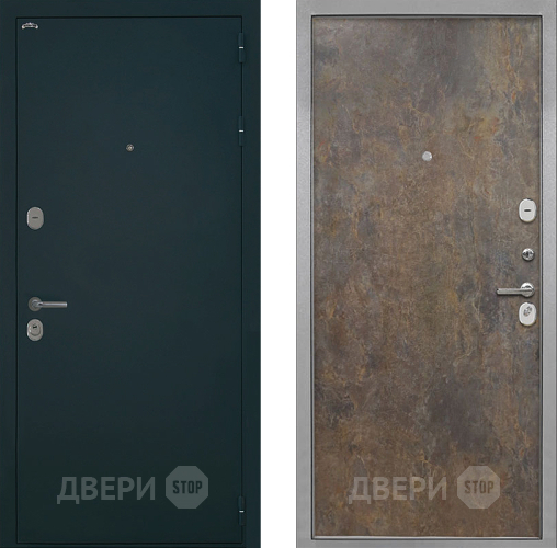 Входная металлическая Дверь Интекрон (INTECRON) Греция Гладкая Гранж в Черноголовке