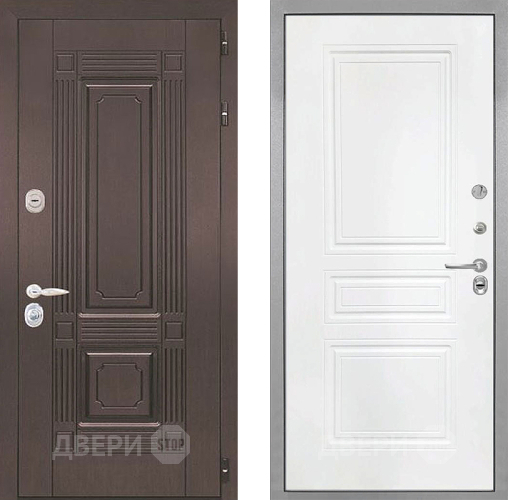 Входная металлическая Дверь Интекрон (INTECRON) Италия ФЛ-243 Белый матовый в Черноголовке
