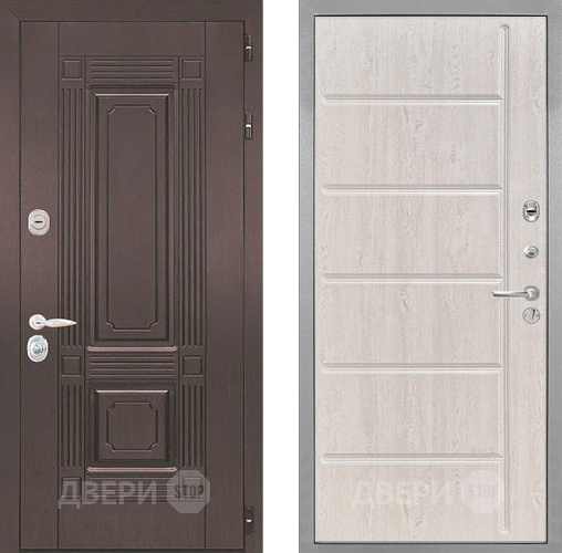 Входная металлическая Дверь Интекрон (INTECRON) Италия ФЛ-102 Сосна белая в Черноголовке