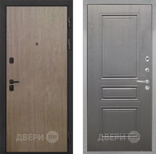 Входная металлическая Дверь Интекрон (INTECRON) Профит Black Венге Коричневый ФЛ-243 Графит вуд дуб в Черноголовке