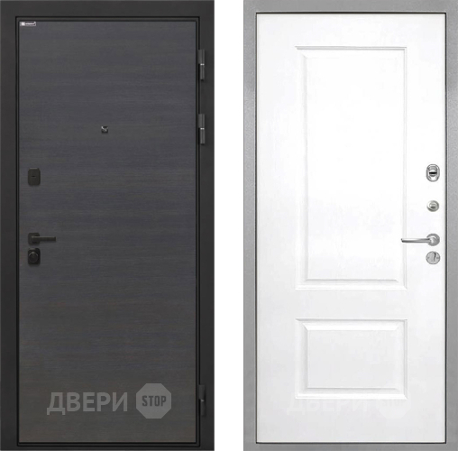 Входная металлическая Дверь Интекрон (INTECRON) Профит Black Эковенге Альба Роял Вуд белый в Черноголовке