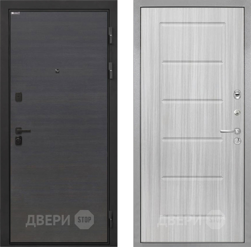 Входная металлическая Дверь Интекрон (INTECRON) Профит Black Эковенге ФЛ-39 Сандал белый в Черноголовке
