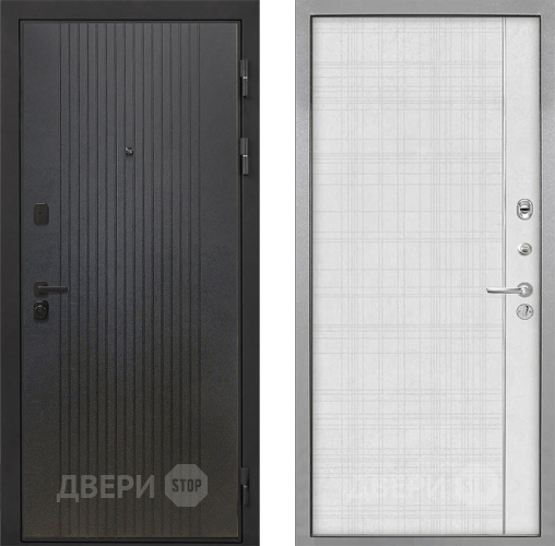 Дверь Интекрон (INTECRON) Профит Black ФЛ-295 В-07 с молдингом Лофт белый в Черноголовке